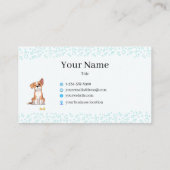 Dog Grooming Business Card Visitenkarte (Rückseite)
