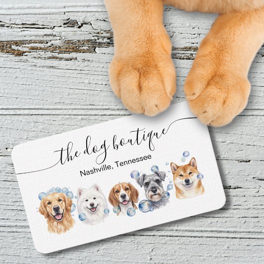 Dog Grooming Business Card  Visitenkarte