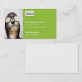Dog Grooming Business Card-Wellness-Center2 Visitenkarte (Vorne/Hinten)
