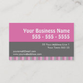 Dog Grooming Business Cards - personalisierbar Visitenkarte (Rückseite)