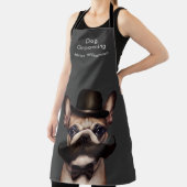Dog Grooming Business Funny French Bulldog Schürze (InSitu)
