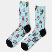 Dog Grooming Crew Socks Socken (Linkes Detail)