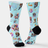 Dog Grooming Crew Socks Socken (Gewinkelt)