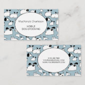 Dog Grooming Dog Walking Visitenkarte (Vorne/Hinten)