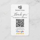 Dog Grooming Google Review Anfrage Karte QR-Code (Vorderseite)