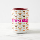 Dog Grooming Personalized Luxury Trendy Collection Tasse (Zentrum)