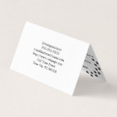 Dog Grooming Salon Termin Visitenkarte Visitenkarten (Rückseite)