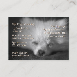 Dog Grooming Service business card template Visitenkarte