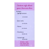 Dog Grooming Service Marketing Werbekarte (Hinten)