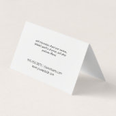 Dog Grooming Wood Panels Visitenkarten (Rückseite)