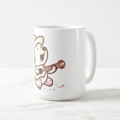 Dog, Guitarist, Musician Kaffeetasse (VorderseiteRechts)