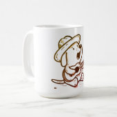 Dog, Guitarist, Musician Kaffeetasse (Vorderseite Links)