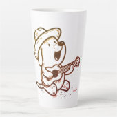 Dog, Guitarist, Musician Milchtasse (Vorderseite)