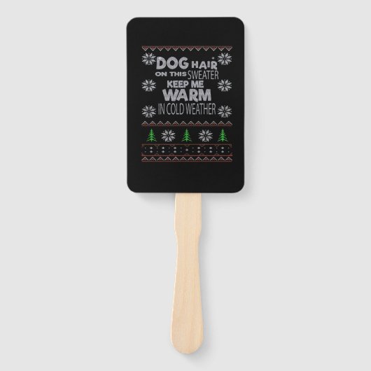 Dog Hair Christmas Sweater Essential T-Shirt Fächer (Vorderseite)