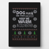 Dog Hair Christmas Sweater Essential T-Shirt Fotoplatte (Vorderseite)