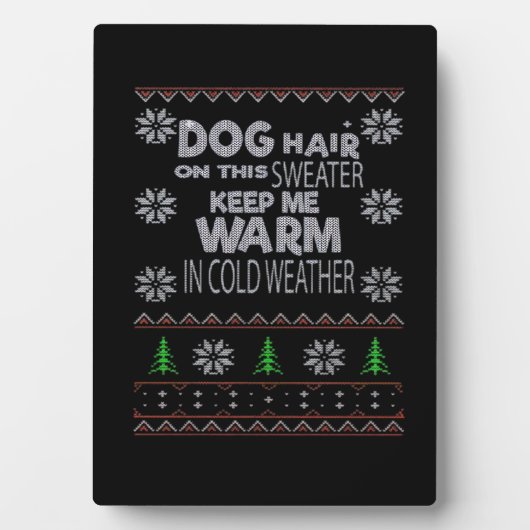 Dog Hair Christmas Sweater Essential T-Shirt Fotoplatte (Vorderseite)