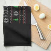 Dog Hair Christmas Sweater Essential T-Shirt Geschirrtuch (Viertel Falte)