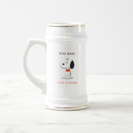 Dog Hair Don’t Care Cartoon Pup Mug – Cute Dog Lov Bierglas