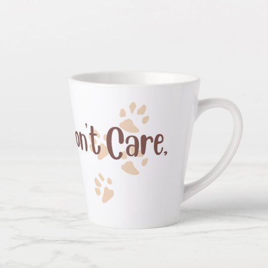 Dog Hair Don’t Care Mug Milchtasse (Rechts)