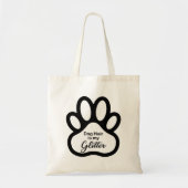 Dog Hair Glitzer Paw Tasche (Vorne)