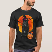 Dog Halloween Belgian Sheepdog Jack O Lantern Pump T-Shirt (Vorderseite)