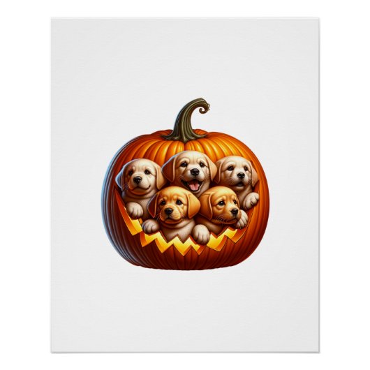 Dog Halloween Poster (Vorderseite)