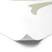 Dog Hand Puppet Shadow Games Vintage Poster (Ecke)