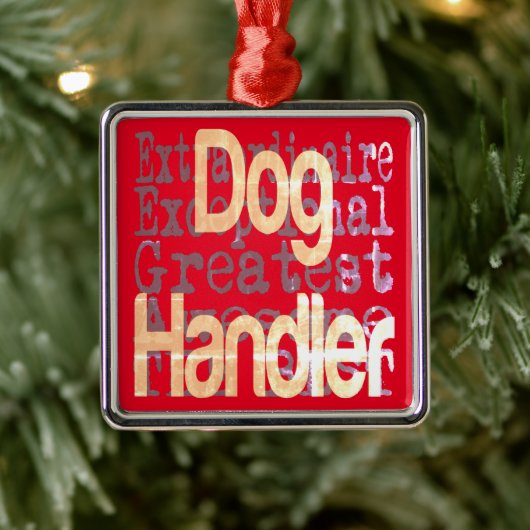 Dog Handler Extraordinaire Ornament Aus Metall (Baum)