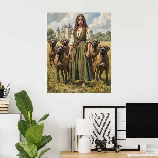 Dog Handler Poster (Heimbüro)