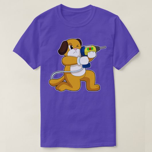 Dog Handyman Drill T-Shirt (Design vorne)