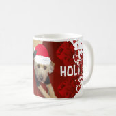 Dog Happy Holiday Mug Kaffeetasse (VorderseiteRechts)