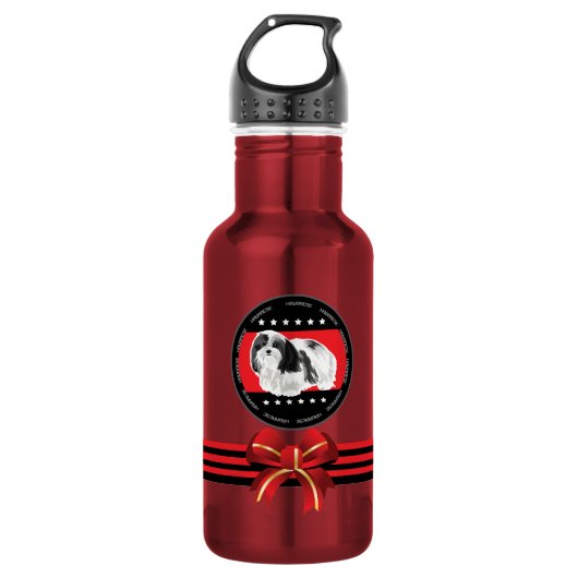Dog Havanese Trinkflasche (Vorderseite)