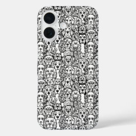 Dog Head Muster Phone Case
