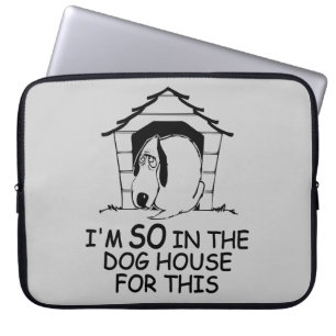 DOG HOUSE benutzerdefinierte Farbe Laptop-Hülle Laptopschutzhülle