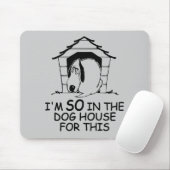 DOG HOUSE benutzerdefiniertes Farbmousepad Mousepad (Mit Mouse)