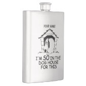 DOG HOUSE-Flasche Flachmann (Rechts)