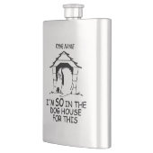 DOG HOUSE-Flasche Flachmann (Links)