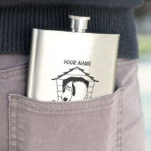 DOG HOUSE-Flasche Flachmann (Beispiel)
