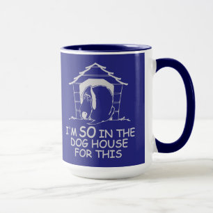 DOG HOUSE Tasse - wählen Sie Stil & Farbe