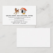 Dog House und Doggie Visitenkarte (Vorne/Hinten)