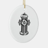 Dog Hydrant Keramik Ornament (Rechts)