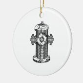 Dog Hydrant Keramik Ornament (Links)
