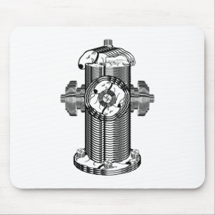 Dog Hydrant Mousepad