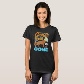 Dog In Cone Veterinarian T-Shirt (Vorne ganz)