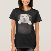 Dog In Pocket Dog Coton de Tulear T-Shirt (Vorderseite)