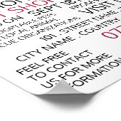 Dog in Red Blanket, Pet Adoption Event Advertising Poster (Ecke)