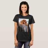 Dog In Suit And Tie English Cocker Spaniel Mbassp T-Shirt (Vorne ganz)