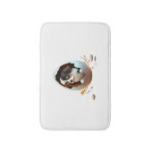Dog in the egg badematte (Vorderseite Vertikal)
