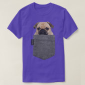 Dog in Your Pocket T Pug T-Shirt (Design vorne)