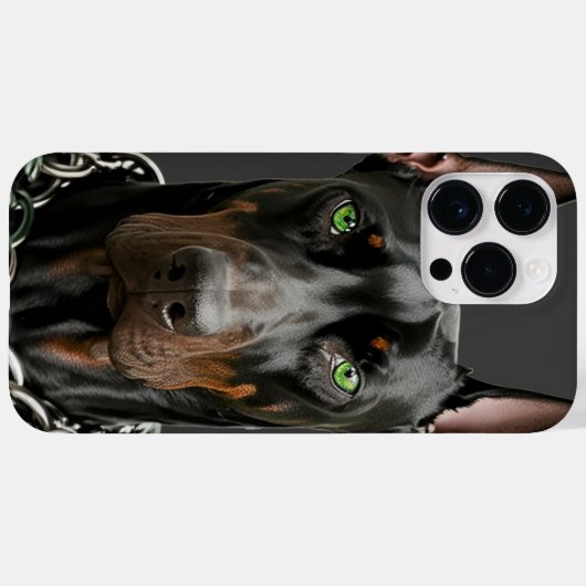 Dog Iphone Case - Dobermann (Rückseite (Horizontal))